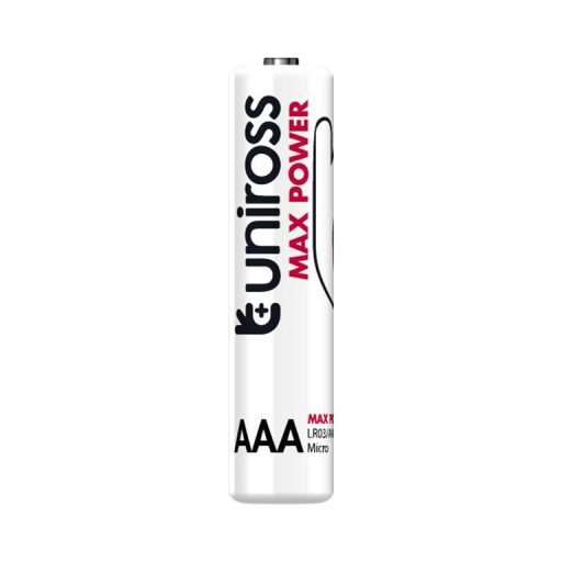 Uniross MAX POWER Alkáli Mikro Elem AAA (LR03) (1,5V) B4