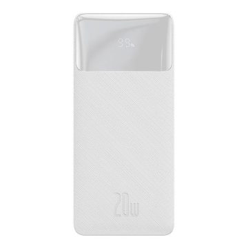 Baseus Bipow Powerbank, 10000mAh, 20W (fehér)
