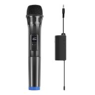   Vezeték nélküli dinamikus mikrofon UHF PULUZ PU628B 3.5mm (fekete)