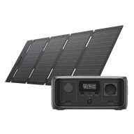   Csomag: Power Station EcoFlow RIVER 3 UPS + napelem 45W USB-C