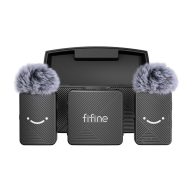 Fifine M9 nyakkendő mikrofonkészlet (fekete)