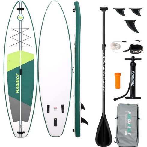 FunWater SUP szörfdeszka SUPFW69A 3,35m (zöld-fehér)