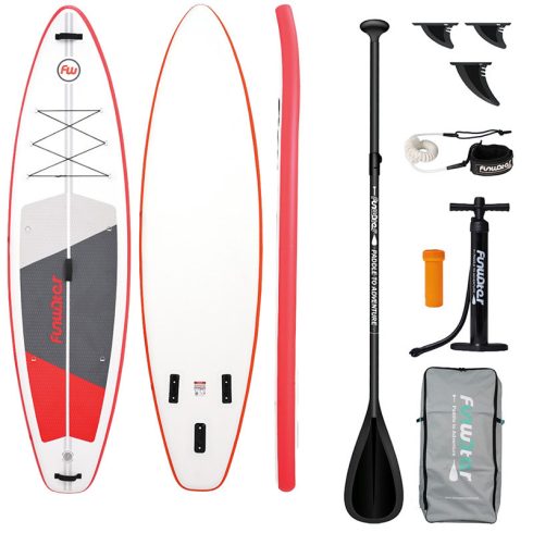 FunWater SUP szörfdeszka SUPFW69C 3,35m (piros-fehér)
