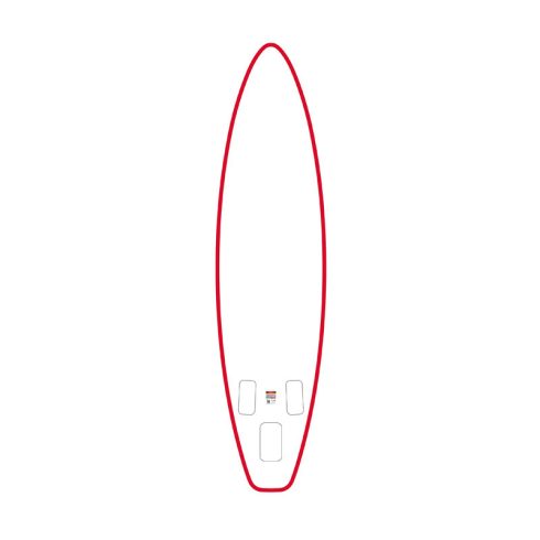 FunWater SUP szörfdeszka SUPFW69C 3,35m (piros-fehér)