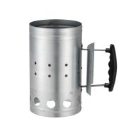   Blim+ 10-186-005 faszénbegyújtó, horganyzott acél, 15cm átmérő, 27cm magasság