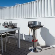   Barbecook BC-CHA-1005 Loewy 50 SST rozsdamentes acél faszenes grill, 51,5x56x99cm