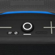  SAL BT9000 hordozható boombox, vezeték nélküli hangszóró, 100 W, IPX5, BT TWS, AUX, USB/microSD, Soft Touch gombok, ~10 h üzemidő, USB-C töltőkábel