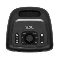   SAL BTCUBE hordozható Boombox, vezeték nélküli hangszóró, 70 watt, 3 hangszóró, Bluetooth TWS, IPX4, beépített akkumulátor