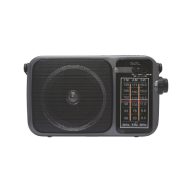   SAL RPR10 hordozható rádió multimédia lejátszóval, vezeték nélküli Bluetooth hangszóró, 3-sávos rádió, MP3 lejátszás USB/microSD eszközről, tölthető