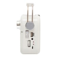   SAL RPR9 napelemes rádió multimédia lejátszóval, FM-AM-SW rádió, Bluetooth, USB és microSD csatlakozás, beépített akkumulátor