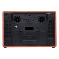   SAL RRT 4B retro asztali rádió, multimédia lejátszó, BT, USB/MicroSD, AUX, Rádió, EQ, ~16 óra üzemidő