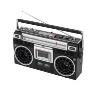   SAL RRT BROOKLYN sztereó kazettás rádiós magnó, Bluetooth, USB, microSD, MP3, felvétel, 4-sávos rádió, multimédia