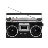   SAL RRT BROOKLYN sztereó kazettás rádiós magnó, Bluetooth, USB, microSD, MP3, felvétel, 4-sávos rádió, multimédia